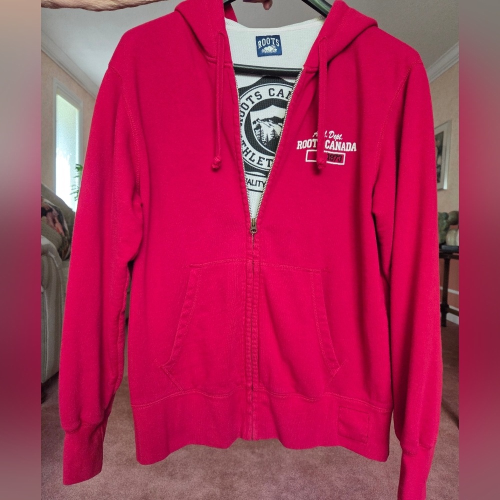 Roots Red Hoodie Sweatshirt